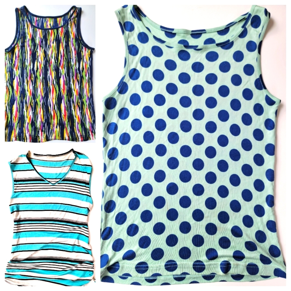 3 Silk Tops for $35